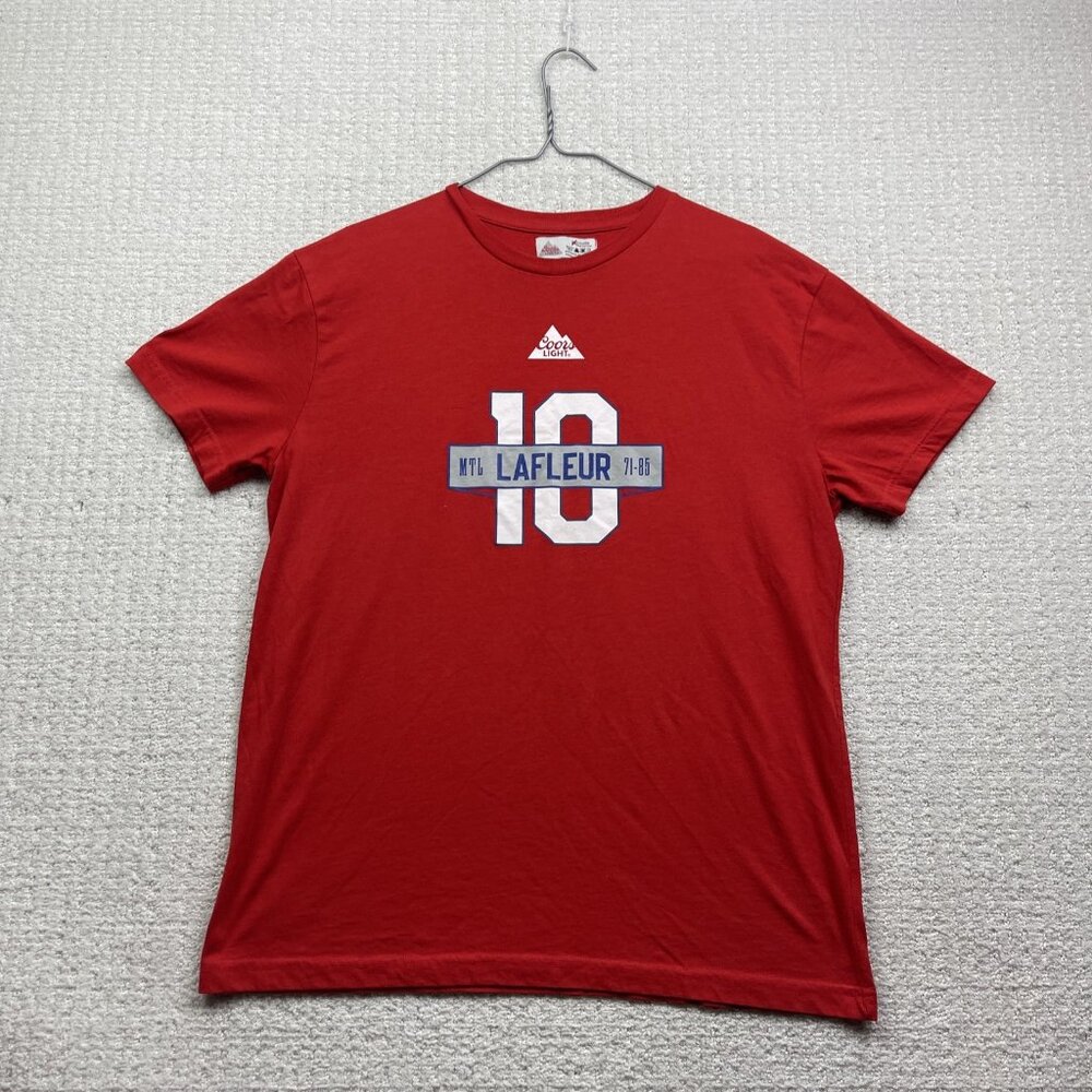 The Alumni Montreal Canadien Guy Lafleur x Coors Light T-shirt Red Hockey Read